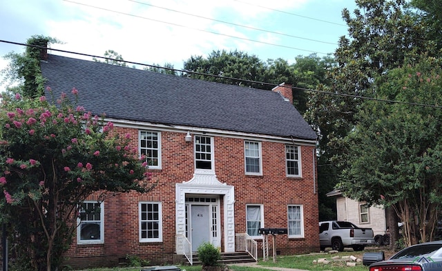 view of colonial house