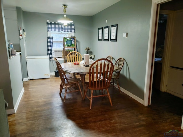 dining room featuring hardwood / wood-style floors