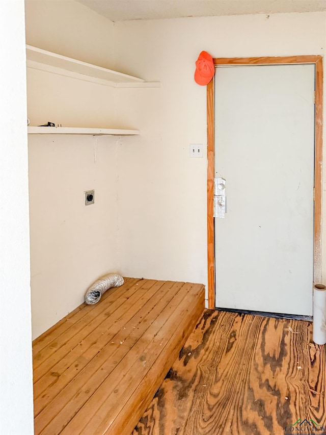 clothes washing area featuring laundry area and hookup for an electric dryer