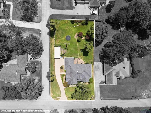 5201 Whitaker, Longview, TX 75605 - aerial view of property's location featuring property parcel outlined