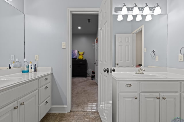 5201 Whitaker, Longview, TX 75605 - full bathroom featuring two vanities