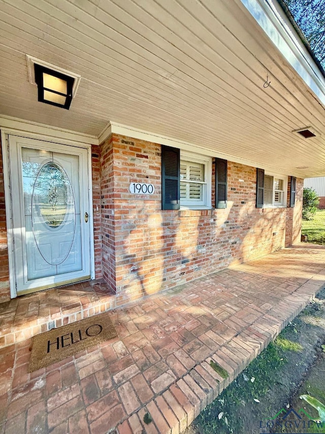 view of entrance to property