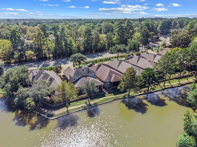 1719 Hg Mosley Pkwy, Longview, TX 75604 - aerial view of a large body of water and a heavily wooded area