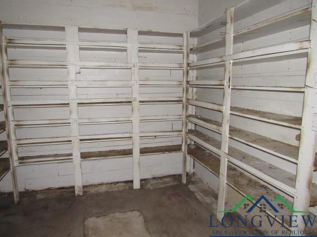 view of storage room