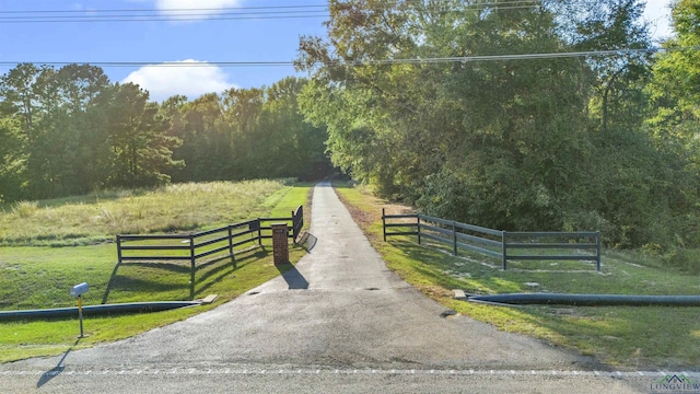 view of road