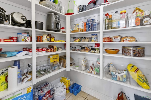 view of pantry