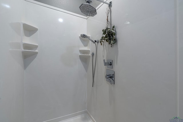 room details featuring walk in shower