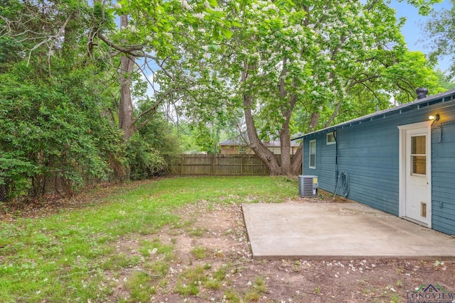 204 Half St, Lindale, TX 75771 - view of yard with a patio and central air condition unit