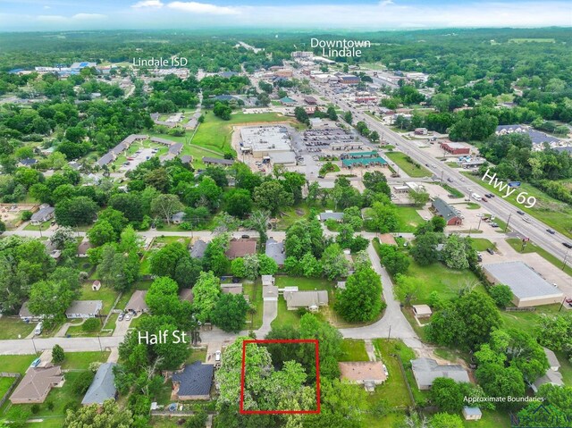 204 Half St, Lindale, TX 75771 - view of property location featuring property parcel outlined