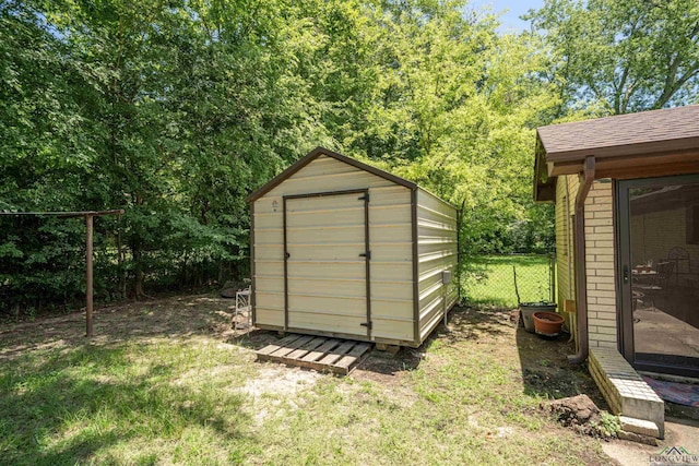 207 E Eleanor St, Gladewater, TX 75647 - view of shed