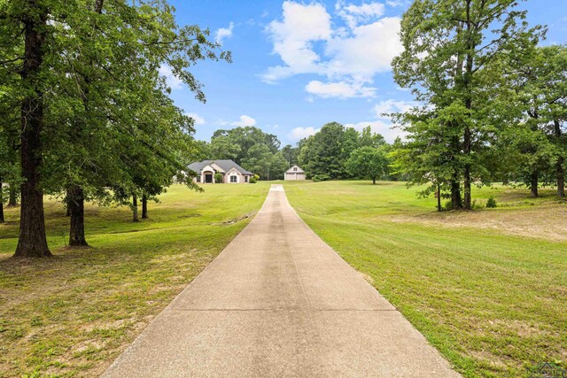 1844 Raven Rd, Diana, TX 75640 - view of front of property featuring a front yard