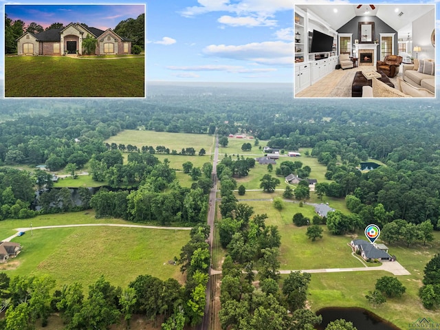 1844 Raven Rd, Diana, TX 75640 - drone / aerial view