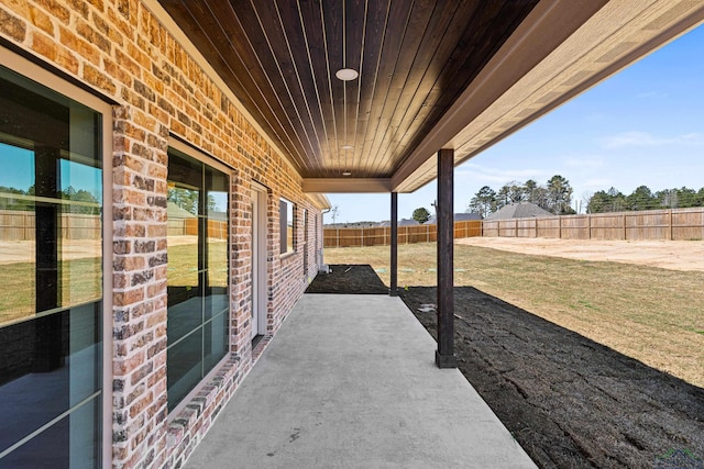 169 Andres Ln, Kilgore, TX 75662 - view of patio / terrace featuring a fenced backyard
