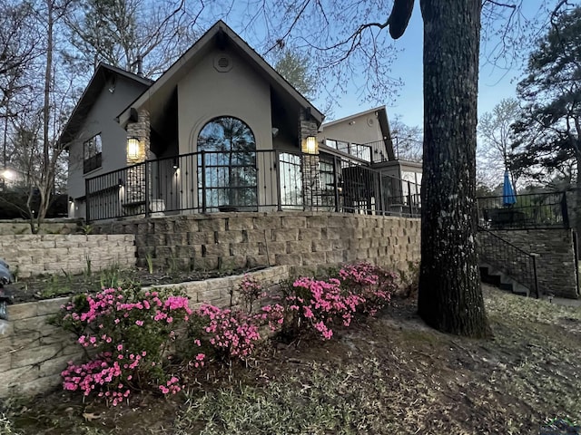 view of rear view of house