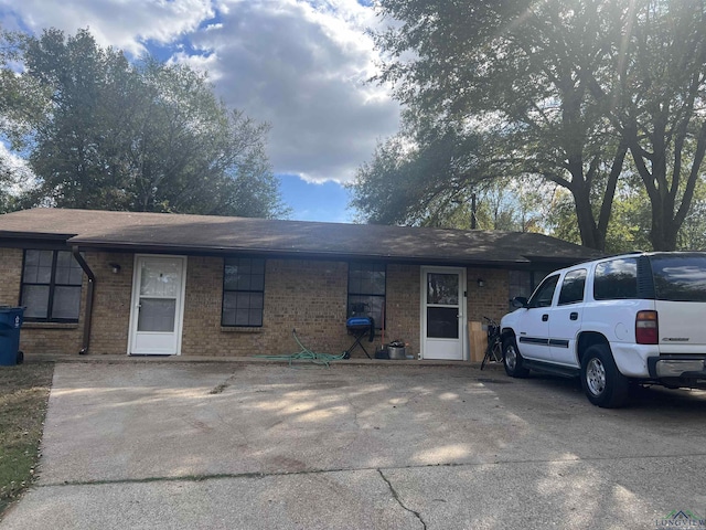 view of ranch-style house