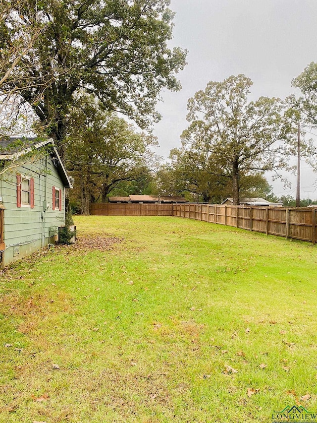 view of yard