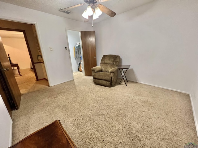 406 Campbell St, Daingerfield, TX 75638 - unfurnished room featuring carpet floors and a ceiling fan