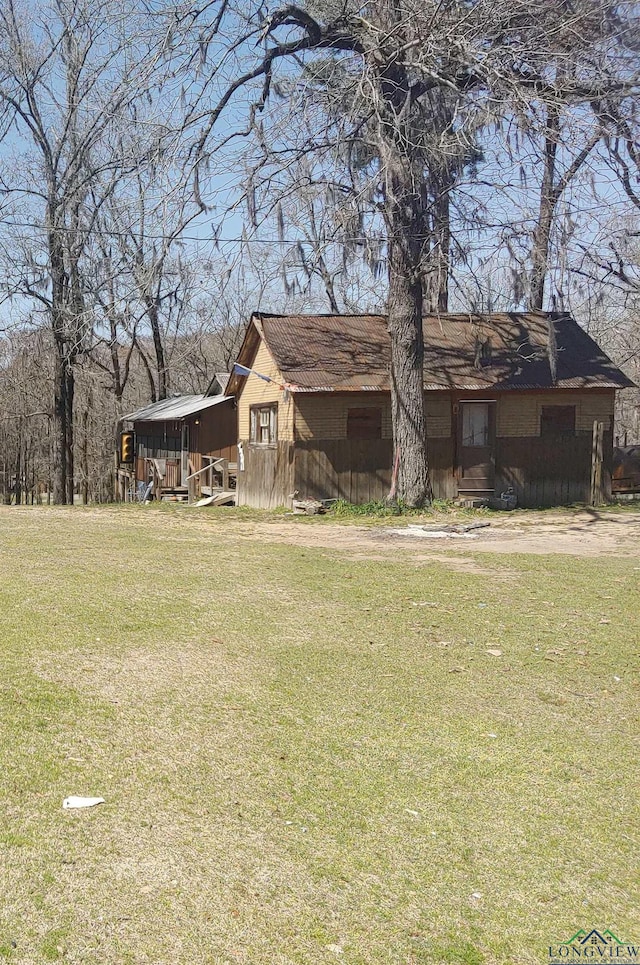 view of yard