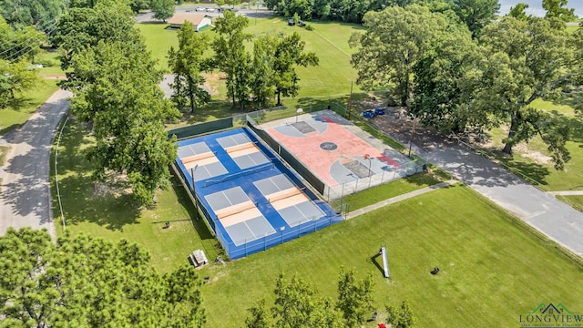 2202 Woodbine Dr, Gladewater, TX 75647 - aerial view of a tree filled landscape