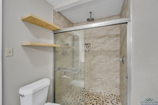 2202 Woodbine Dr, Gladewater, TX 75647 - bathroom with a shower stall
