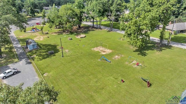 2202 Woodbine Dr, Gladewater, TX 75647 - bird's eye view of a recreational park