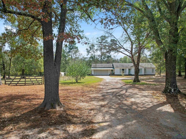 view of front of home