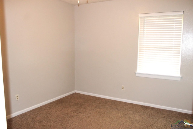 spare room featuring carpet floors