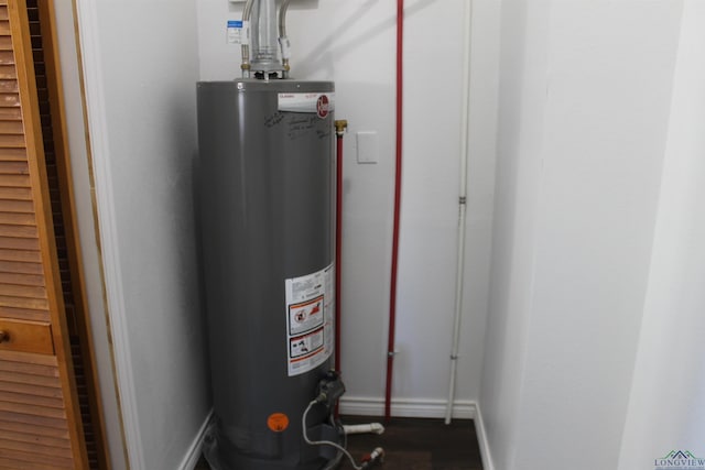 utilities featuring water heater