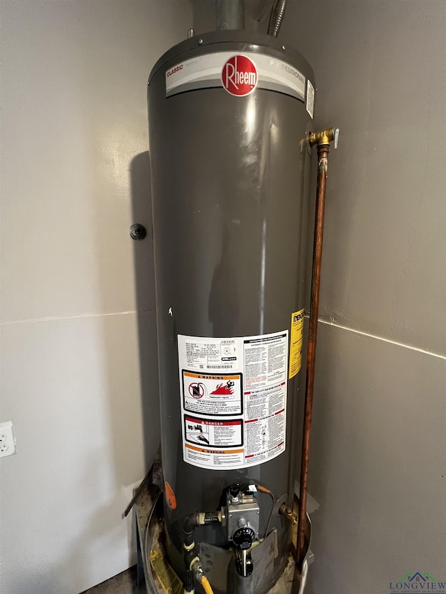 utilities with gas water heater