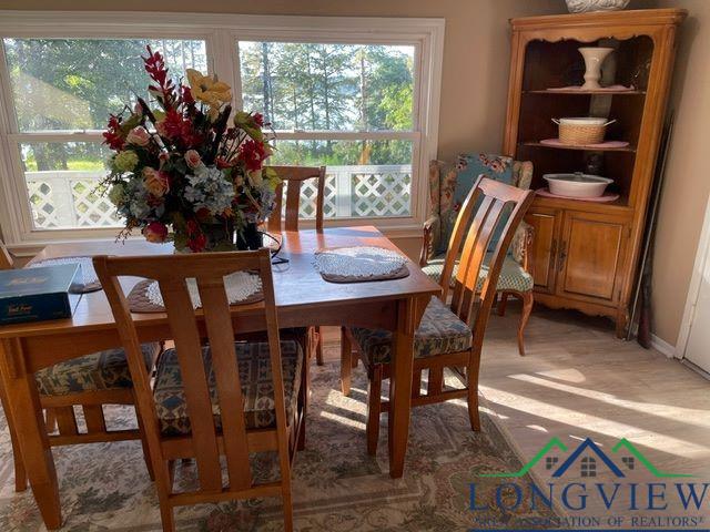 view of dining area