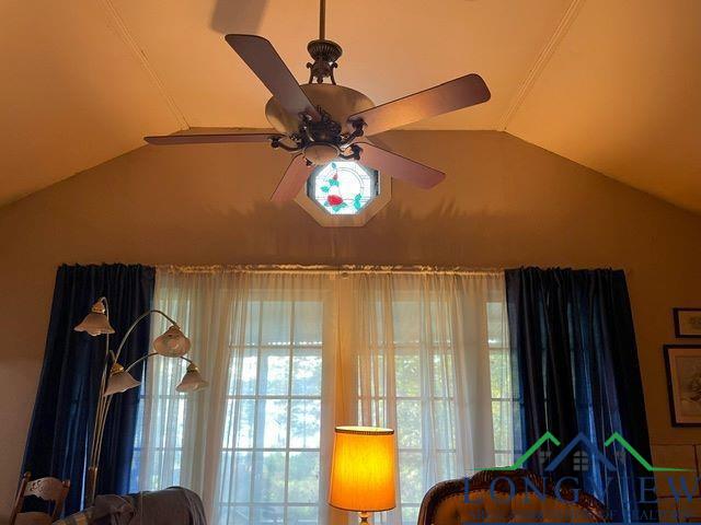 details featuring ceiling fan