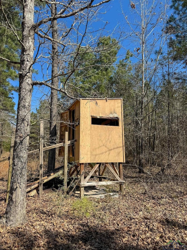 view of poultry coop