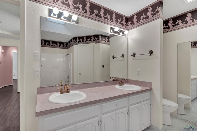 111 E Sycamore Ln, Longview, TX 75604 - full bath with a shower and double vanity