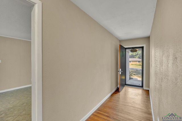 interior space featuring light hardwood / wood-style floors