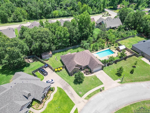 2106 Katie Lee Ln, Longview, TX 75601 - drone / aerial view of a pool area