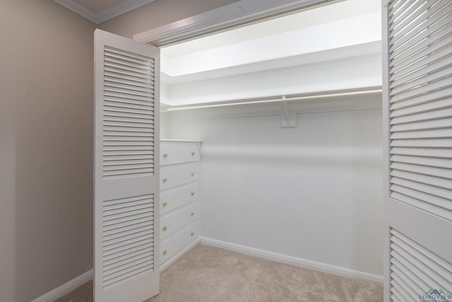 view of closet