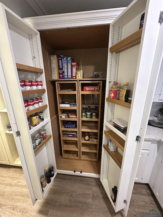 view of pantry