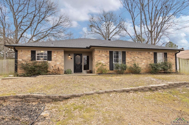 view of ranch-style home