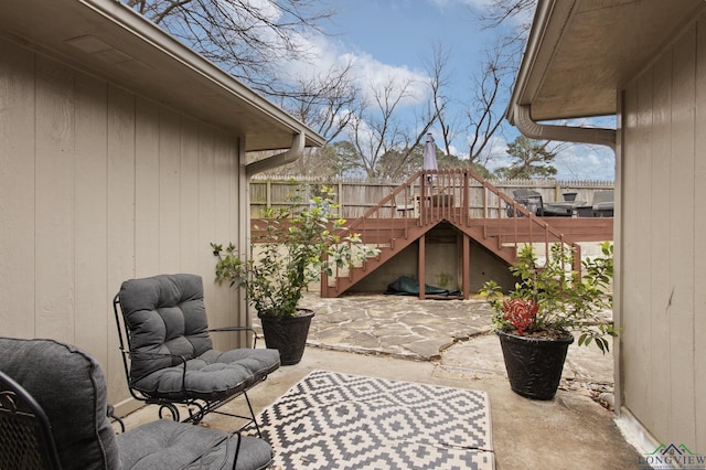 view of patio