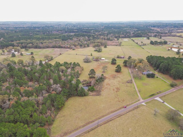 drone / aerial view featuring a rural view