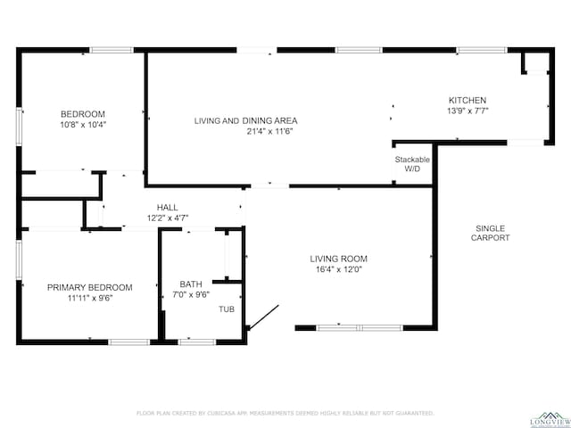1505 E Birdsong, Longview, TX 75602 - room layout