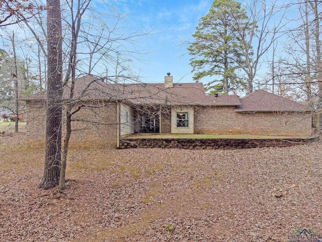 view of rear view of property