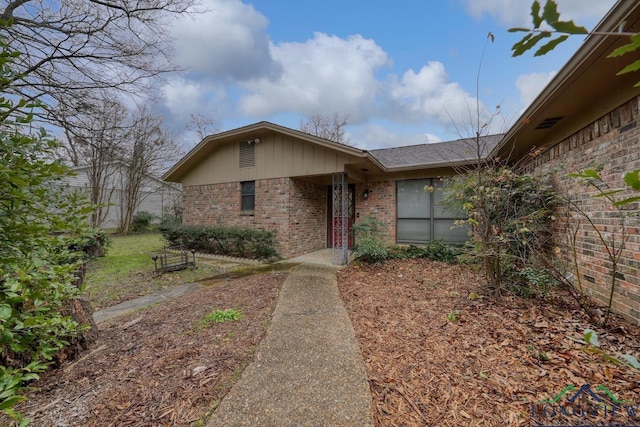 view of ranch-style house