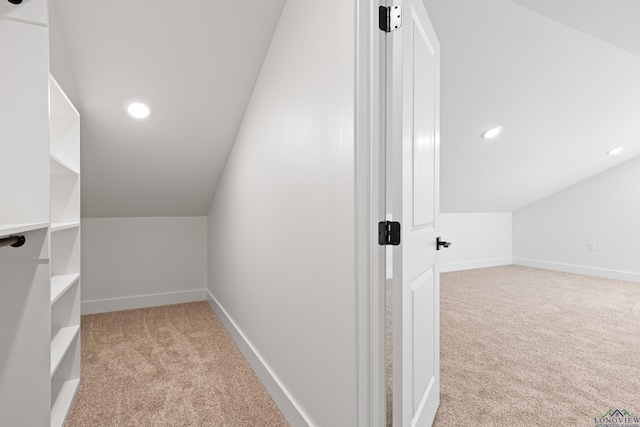 330 Forest Hls, Hallsville, TX 75650 - bonus room with light colored carpet, vaulted ceiling, and recessed lighting