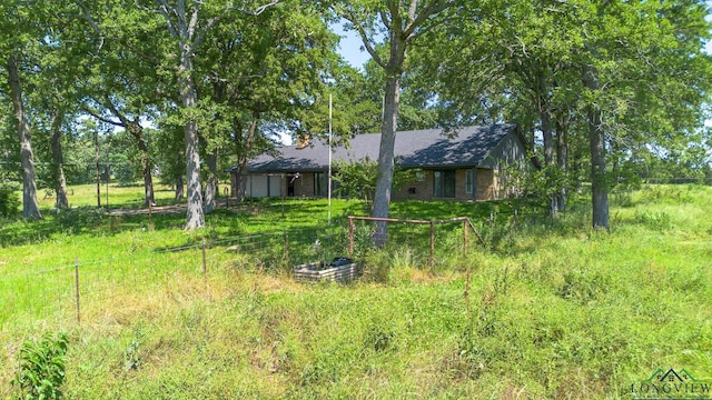 7876 Green Hills Rd, Gilmer, TX 75645 - view of yard