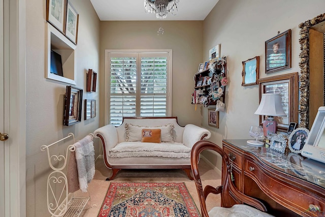 view of sitting room