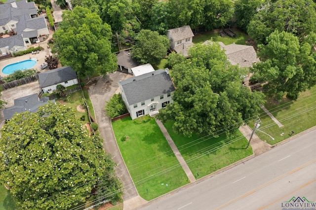 513 E Young, Longview, TX 75602 - aerial view of a pool area