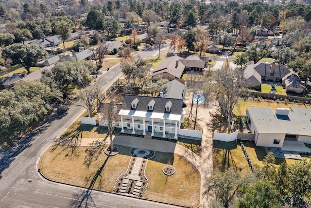 drone / aerial view featuring a residential view