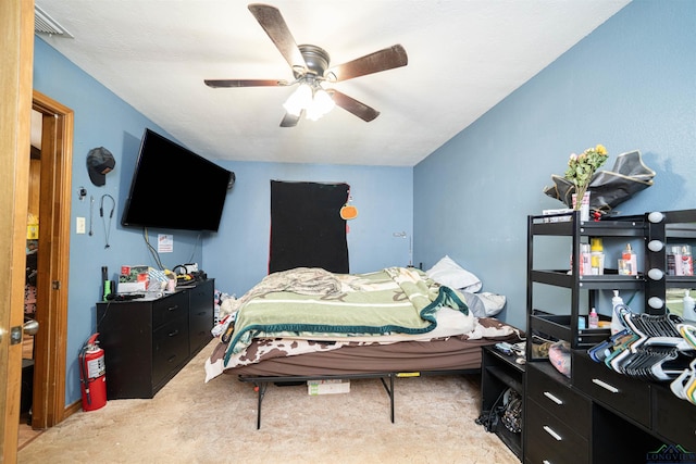 8123 Cherokee Trce, Gilmer, TX 75644 - bedroom with ceiling fan