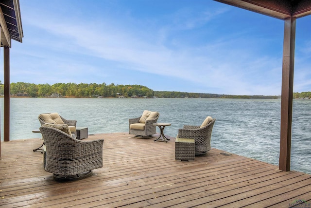 688 E Eagle Point Dr, Mount Vernon, TX 75457 - dock area with a water view